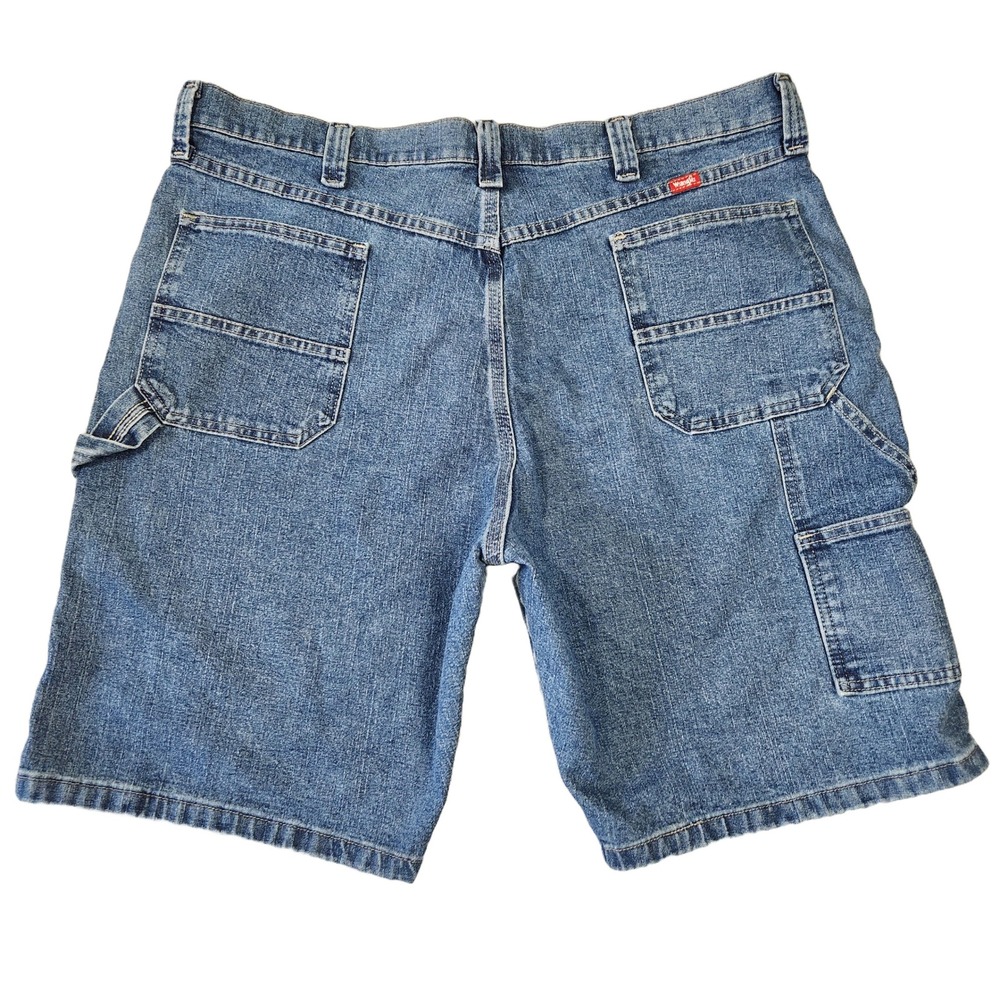 Y2k Wrangler Carpenter Shorts Mens 40 Vtg 90s Chunky‎ Grunge Wide Leg Baggy Punk